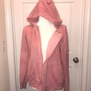 Pink hoodie